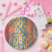 赤と緑 ペーパープレート (パーティー)