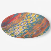 赤と緑 ペーパープレート (アングル)