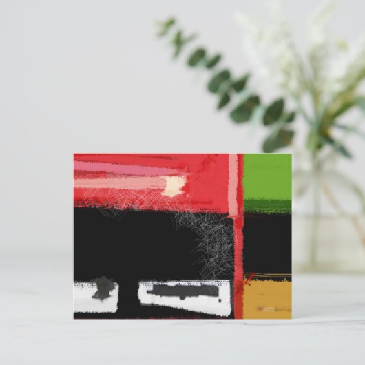 赤と緑 ポストカード (スタンド正面)