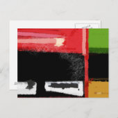 赤と緑 ポストカード (正面/裏面)