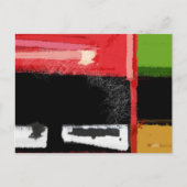 赤と緑 ポストカード (正面)