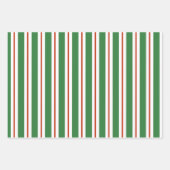 赤と緑 ラッピングペーパーシート (正面3)