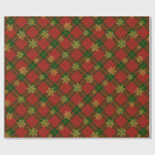 赤と緑 ラッピングペーパー (フラット)