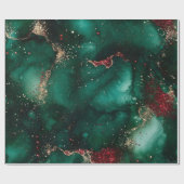 赤と緑 ラッピングペーパー (フラット)