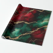 赤と緑 ラッピングペーパー (アンロールド)
