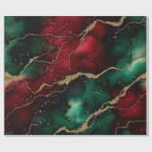 赤と緑 ラッピングペーパー (フラット)