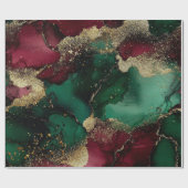 赤と緑 ラッピングペーパー (フラット)