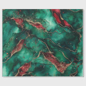 赤と緑 ラッピングペーパー (フラット)