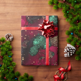 赤と緑 ラッピングペーパー