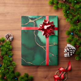 赤と緑 ラッピングペーパー