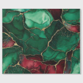 赤と緑 ラッピングペーパー (フラット)