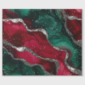 赤と緑 ラッピングペーパー (フラット)