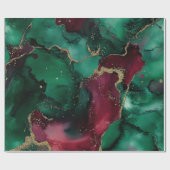 赤と緑 ラッピングペーパー (フラット)