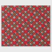 赤と緑 ラッピングペーパー (フラット)