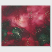 赤と緑 ラッピングペーパー (フラット)