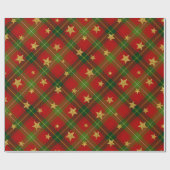 赤と緑 ラッピングペーパー (フラット)