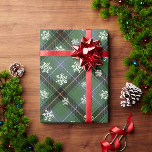 赤と緑 ラッピングペーパー (クリスマスギフト)