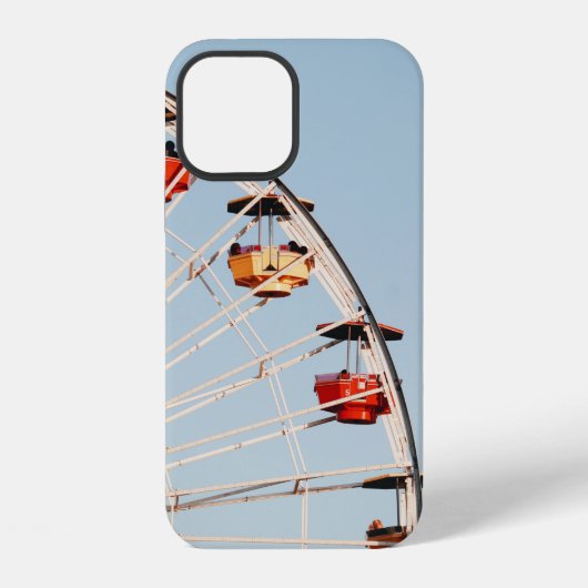 赤と茶の回転木馬 iPhoneケース (裏面)