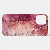 赤と茶の抽象芸術絵画 Case-Mate iPhoneケース (裏面 (横))