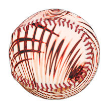 赤と茶色のカーブを交差させ、エージングエフェクトを適用