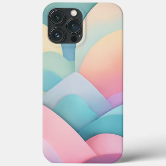 赤と茶色の丸い形 iPhone 13 PRO MAXケース