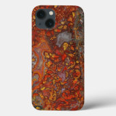 赤と茶色の色合いを帯びたクレンツス Case-Mate iPhoneケース (裏面)