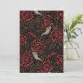 赤と茶色の菊の中で赤が始まる (スタンド正面)