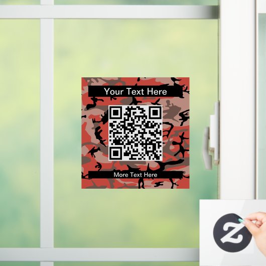 赤と茶色の迷彩、軍隊、陸軍 ウィンドウサイン (ホーム)