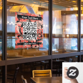 赤と茶色の迷彩、軍隊、陸軍 ウィンドウサイン