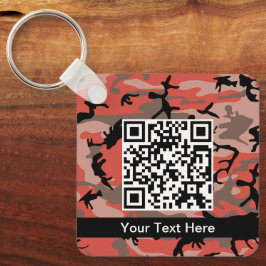 赤と茶色の迷彩、軍隊、陸軍 キーホルダー