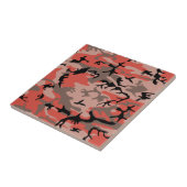 赤と茶色の迷彩、軍隊、陸軍 タイル (側面)