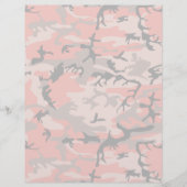 赤と茶色の迷彩、軍隊、陸軍 チラシ (正面)