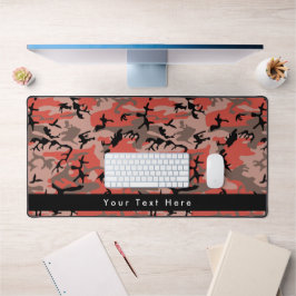 赤と茶色の迷彩、軍隊、陸軍 デスクマット