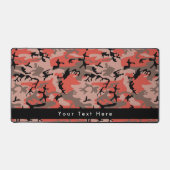 赤と茶色の迷彩、軍隊、陸軍 デスクマット (正面)