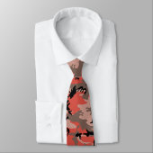 赤と茶色の迷彩、軍隊、陸軍 ネクタイ (タイ)