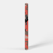 赤と茶色の迷彩、軍隊、陸軍 SAMSUNG GALAXYケース (右側面)