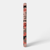 赤と茶色の迷彩、軍隊、陸軍 SAMSUNG GALAXYケース (左側面)