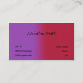 赤と薄紫 名刺 (裏面)