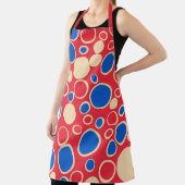 赤と赤の点 エプロン (インサイチュ)