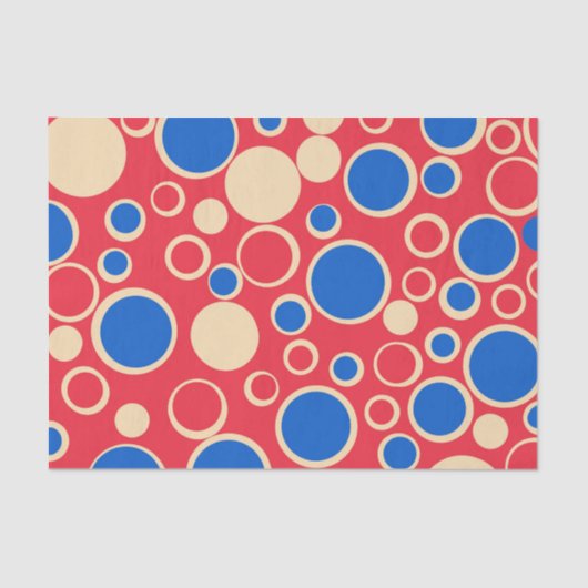 赤と赤の点 薄葉紙 (正面)