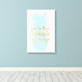 赤と赤の間 キャンバスプリント (インサイチュ (ウッドフロア))