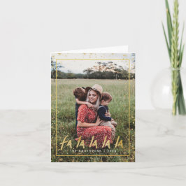 赤と金のラ・ラ・ラ・ラ 雪のホリデー クリスマス