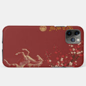 赤と金の中国暦午年 Case-Mate iPhoneケース (裏面(横))