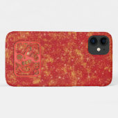 赤と金の旧正月・干支の猿 Case-Mate iPhoneケース (裏面(横))
