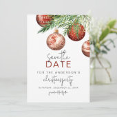 赤と金の木のオーナメント | クリスマスパーティー セーブザデート (スタンド正面)