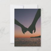 赤と金の結婚式招待状テンプレート 招待状 (裏面)