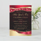 赤と金の輝く涙 ニューミューズイヤー 招待状 (スタンド正面)