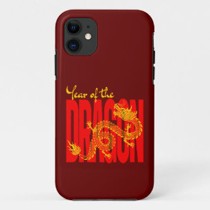 赤と金の龍の年 iPhone 11 ケース