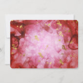 赤と金ゴールドが上がって僕の花嫁になる 招待状 (裏面)