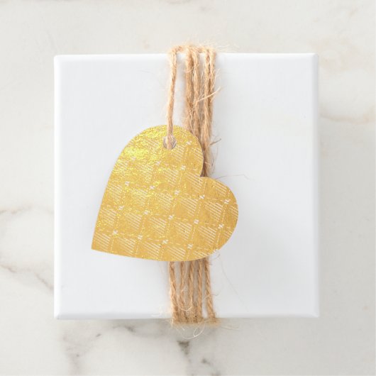 赤と金ゴールドのアールヌーボーパターンの紙の重さ フェイバータグ (箱)